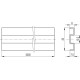 Profile for side guides GLB PRA-GLB-40-3000 - stainless steel