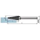 Universal conical rotary file with a ball head KEL 12x28 shank 6mm