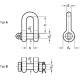 Shackle GN 584-6-B - straight version