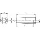 Revolving handle I.281/40 - smooth, through hole