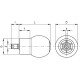 EBS.48 SOFT+x-M10 revolving handle - soft-touch technopolymer