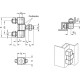 Stainless steel hinge GN 129.5-16-D-A4 - stainless steel
