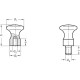 Steel handle GN 75-36-M10-D -
