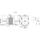 Motor - stepper jack 57BYGH3302 - 1.5Nm, 2.5A T10x4 500mm