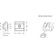 T-nut GN 507-8-M6 - accessories for T-slot profile systems