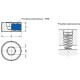 Stainless steel threaded plug GN 252.5-M27x1.5-A -