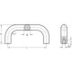Bail handle GN 426-AL-20-200-BL - aluminum