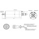 GDZ80 electrospindle 1.5kW 400Hz ER11 24000rpm 4 bearings