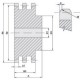 Chainwheel TL 16B-3 (1) z25 TL3535