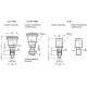 Locking pin GN 816-10-M16x1.5-AR - standard extended locking pin