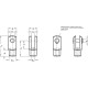 Fork joint GN 751-16-64-M16-A-NI - stainless steel