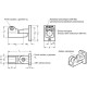 Articulated connector GN 281-B16-2-SW - black aluminum