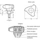 Set screw GN 3664-80-M12-40-7.5