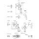 Pneumatic presser GN 862.1-300-EPV3S-M - with manual closing
