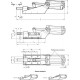 Pneumatic presser GN 890-360-SP-M - pull-push