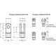 Fork joint GN 751-16-32-M16-SL-AL - aluminum