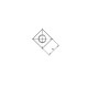 DIN 562 M6 nut, steel class 04, galvanized (100 pcs.)