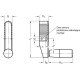Counterweight crank GN 112.1-70-S8 - zinc die-cast