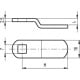 Bolts for cassette handles with a lock PR-CH LPR-0-46