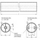 GN pipe profile 930-20-194-SW - with mounting channel for screws black