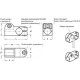 T-connector GN 191-B18-B18-2-NI stainless steel