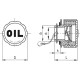 SFP.70-BA+F FOAM breather plug - with air filter, bayonet connection, with oil marking oil