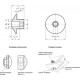 Padėties įvorė GN 412.3-M16x1.5-B8.2 Padėties įvorė GN 412.3-M16x1.5-B8.2