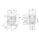 Worm gear, ratio 20:1 RV050-20-71B14