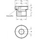 Threaded plug GN 749-G1/8-A - galvanized steel