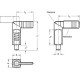 Indexing pin with lever GN 612.3-8-16-B-NI - stainless steel