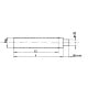 Pinion shaft T2.5 28 L140