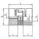 HUB ROTEX GS 9 AL-H 1a L-10