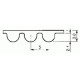 Timing belt 180-5M-06 z36