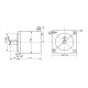 Stepper motor SC130STH3P-220 - 36Nm