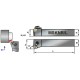 Folding lathe knife for external turning MSKNL 2525 M12