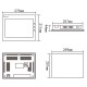 HMI skydelis SK-102HW RS/USB/ETH/WiFiRemote valdymas