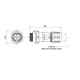 Electrical connector TS11RS02 5A/180V