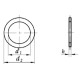 DIN988 1x28x40 A2 spacer - 10 pcs