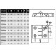 Black metal hinge for profiles 20 39x30mm