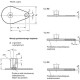 Swivel foot GN 42-80-M8-26-G0-X - Swivel foot