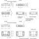 Magnetic latch GN 4470-50-A1-Z3-SR - upper magnetic surface, with hole gray