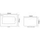 HMI skydelis EA-070B