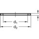 Seal DIN 7603-CU-42-49-A - metal, for threaded plugs din 908
