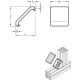 Plug GN 963-30-30-30-SW - for angle connectors for profile systems black