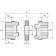 HRC F hub for TaperLock type 70
