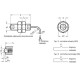 Latch GN 615.7-M8-O - with limit switch