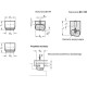 Pressure element GN 709.2-28-RR - serrated contact surface, with automatic return spring