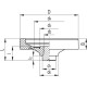 Solid handwheel VDN.250 FP-SST - without handle, solid hub