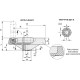 Two-spoke handwheel with full rim VRTP.200-P+IR-SST-16 - revolving handle, foldable
