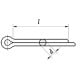 Cotter pin ISO 1234 2.5X32 (100 pcs.)